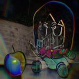 dissociating on the sidewalk with a milkshake