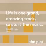 Artwork voor "Life Is One Grand, Amazing Track, So Start The Music"