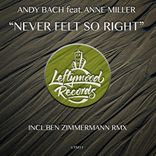 Portada para "Never Felt so Right"