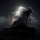 Artwork for "Howling With the Wolf"