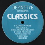 Artwork for "Definitive Classics #001"