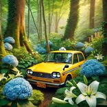 Artwork for "Big Yellow Taxi"