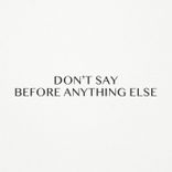 Artwork for "Before Anything Else"