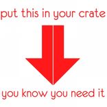 Put This In Your Crate (You Know You Need It)