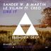 Cover art for "Sander W., Martin Le Vilain, Creo — Like It (Mauro Valdemi Remix)"