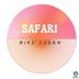 Cover art for "Mike Zoran — Safari"