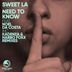 Cover art for "Sweet LA — Need to Know feat. Noel Da Costa (Habbo Foxx Remix)"