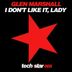 Cover art for "Glen Marshall — I Don't Like It, Lady"