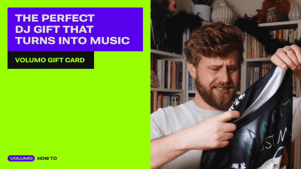 Volumo Gift Card — The perfect DJ gift that turns into music-cover